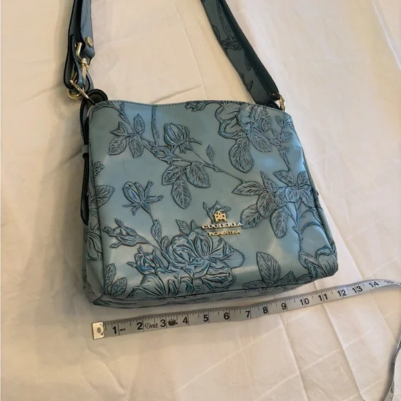 Cuoieria Fiorentina, Mimi Small Blue Hobo handbag. - Picture 4 of 15